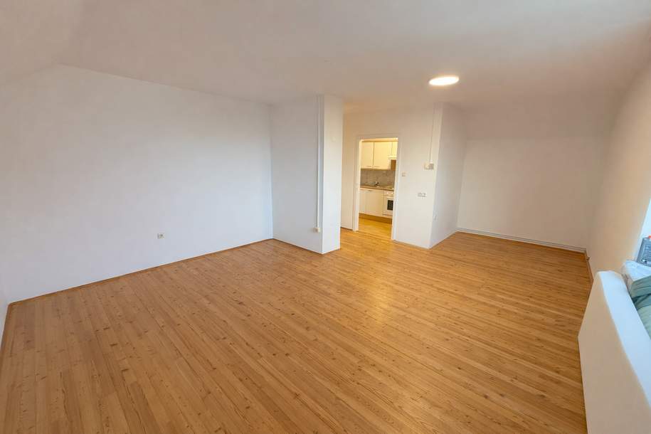 Leistbare Singlewohnung in ruhiger Dachgeschosslage nahe Wieselburg, Wohnung-miete, 350,00,€, 3252 Melk