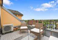 Attraktive 3-Zimmer-Dachgeschosswohnung in Maria Ellend: ca 111m2, Terrasse, Klimaanlage & 2 Stellplätze!