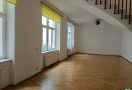 Loftartiges Büro mit großen Fenstern und einer Terrasse - ideal als Atelier oder Studio