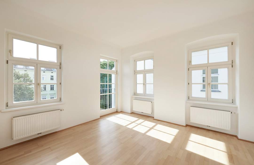 Neubau Living mit Hofblick 2-Zimmer-Eigentum mit Blick in den Innenhof