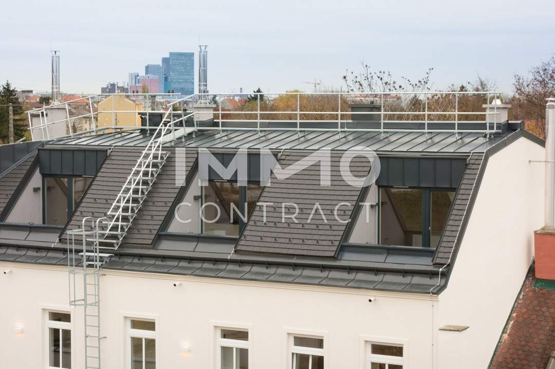 Großzügige 2-Zimmer-Balkon-Terrassen-Maisonette Rosenhügelstraße 12 Stiege 2 Top 3