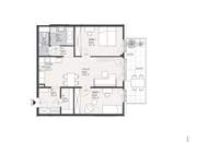 Fantastisches Dreizimmer Apartment mit großzügigem Balkon (Gym, Urban Gardening, Gemeinschaftsküche u.v.m.)