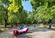 Penthouse Feeling in Gersthof mit zwei Sonnenterrassen, eigenem Park und einzigartiger Ruhelage