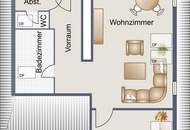 Großzügige 2-Zimmer Wohnung in Top-Lage!