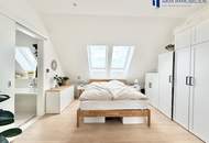 Modern renovierte Dachgeschoß-Wohnung mit Terrasse und Blick auf den Stephansdom