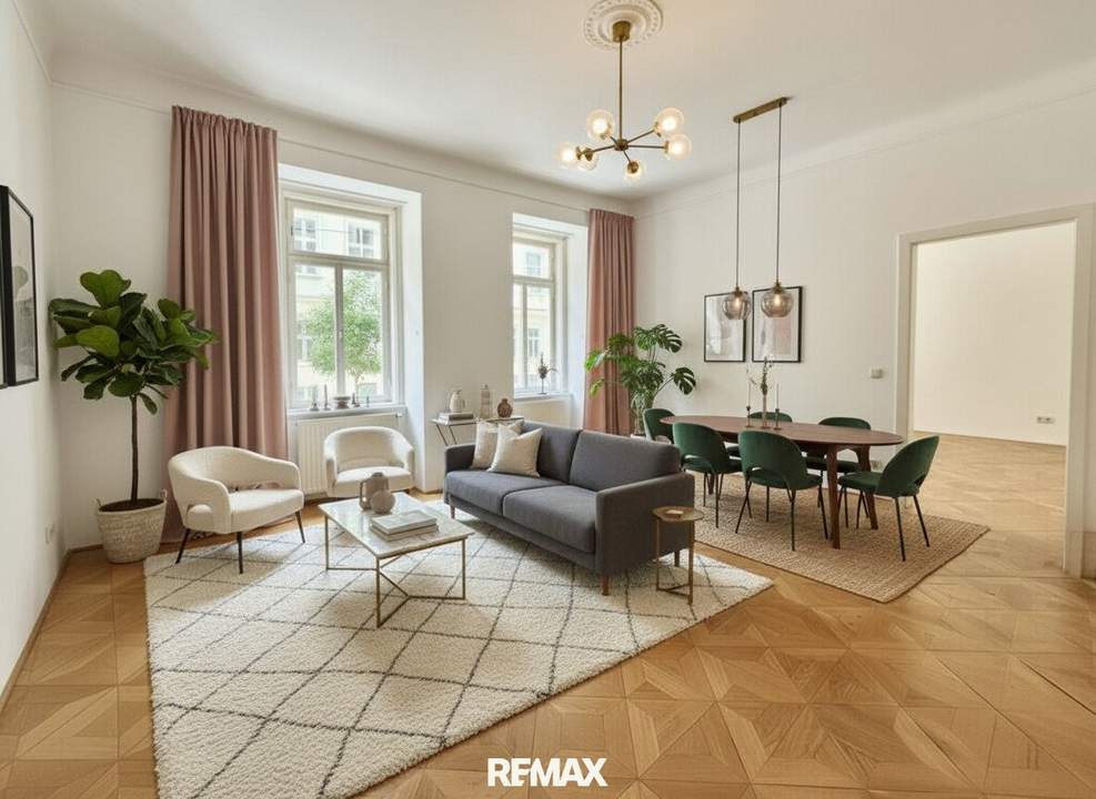 Helle große Räume, hohe Decken! Ihr neues Zuhause mit historischem Charme!