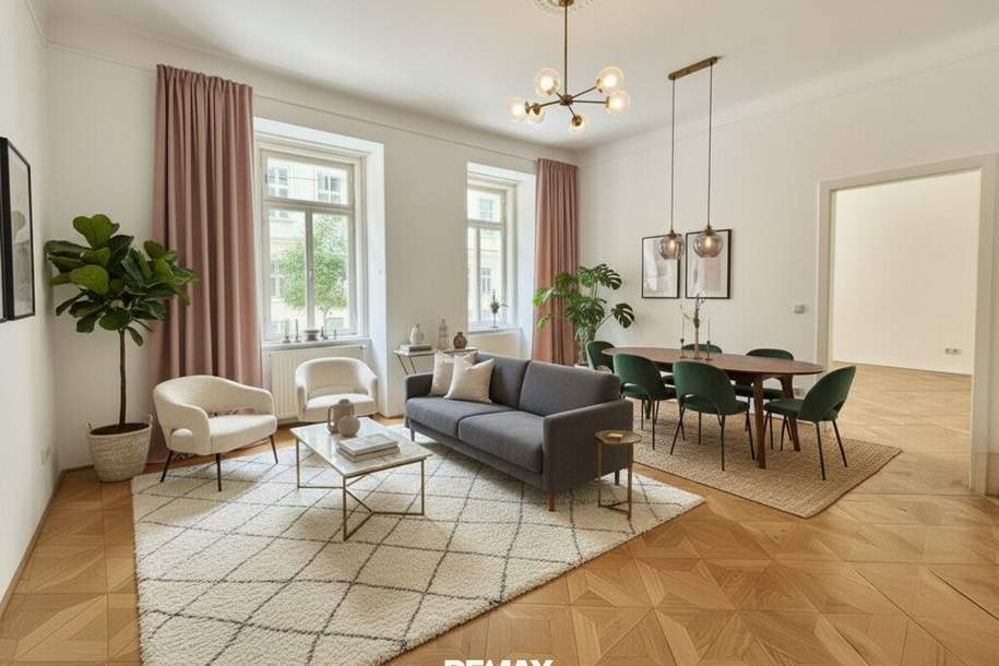 Helle große Räume, hohe Decken! Ihr neues Zuhause mit historischem Charme!, Wohnung-kauf, 490.000,€, 1080 Wien 8., Josefstadt