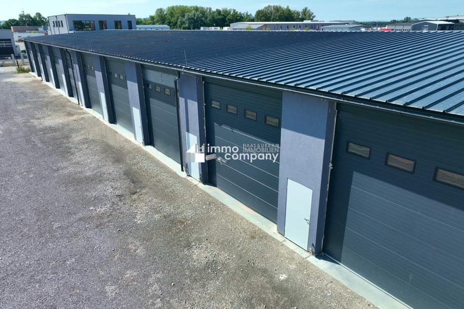Neuwertige XXL-Lagerhallen ab 137m² bis 1.658m² in Unterwaltersdorf zu vermieten! 8,00€/m², Gewerbeobjekt-miete, 8,00,€, 2483 Baden