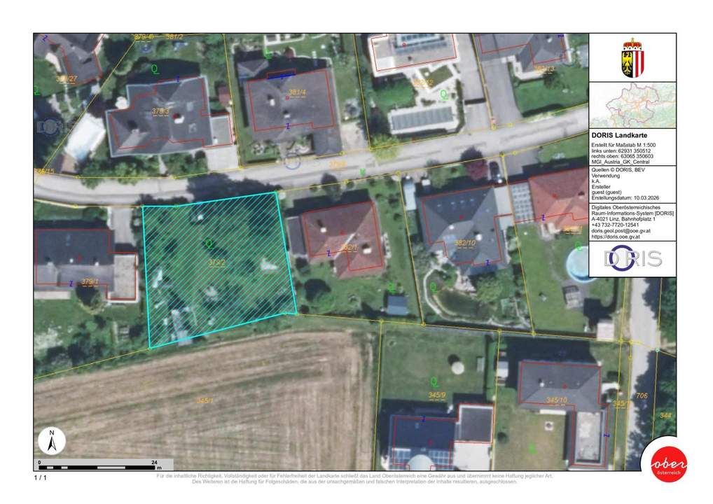 Wohnen in RUHELAGE am Land und doch nahe der Stadt