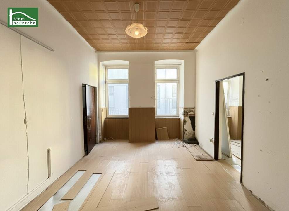 Kompakte Altbauwohnung mit Potenzial in ruhiger Lage nahe Familienplatz - Renovierungsbedürftig