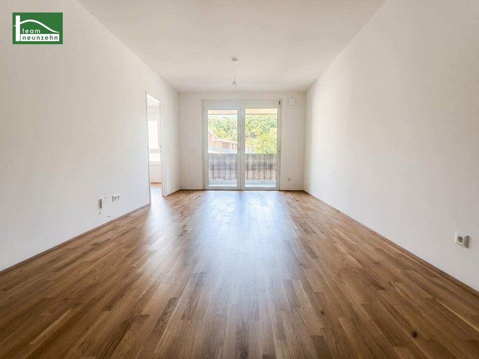 STEINGÖTTERHOF - Moderne 2-Zimmer-Wohnung mit hofseitiger Loggia!