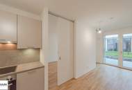 Eigengarten &amp; Terrasse inmitten der Stadt! 2 Zimmer Neubauwohnung ab Ende April beziehbar!
