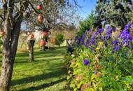 IDYLLISCHER LANDSITZ AUF ca. 3200m² BAULAND-AGRARGEBIET MIT VORRÜBERGEHENDEM WOHNRECHT ZU VERKAUFEN.