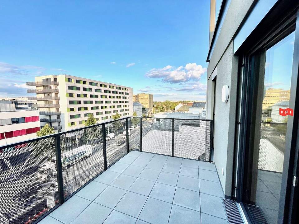 Moderner 3 Zimmer Neubau-Erstbezug mit Balkon, Tiefgaragenplatz &amp; Wienblick