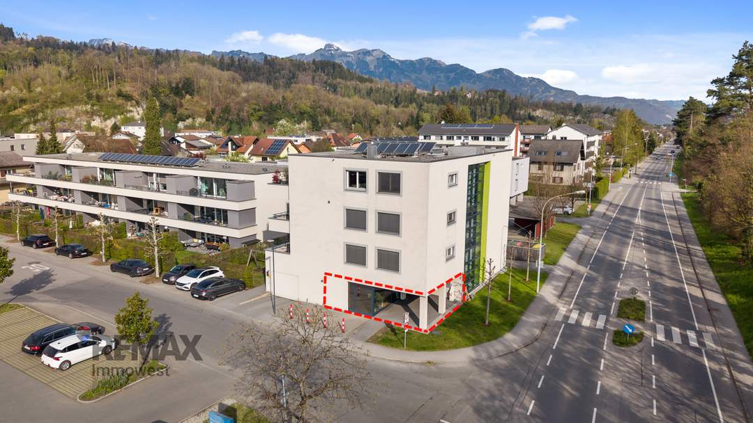 Gewerbefläche mit hoher Sichtbarkeit in Feldkirch/Tosters