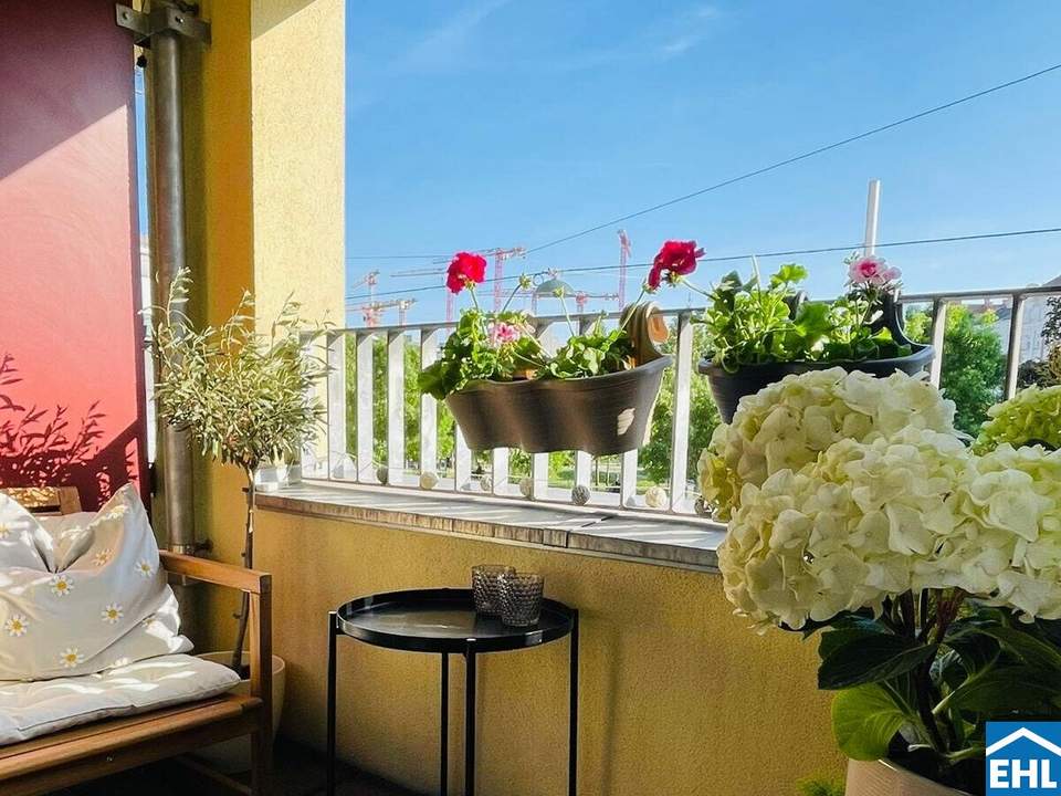 Sonnige 2-Zimmerwohnung mit Balkon an der Aspangstraße!