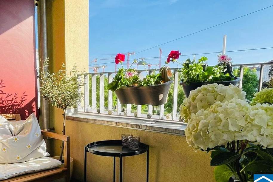 Sonnige 2-Zimmerwohnung mit Balkon an der Aspangstraße!, Wohnung-miete, 935,00,€, 1030 Wien 3., Landstraße