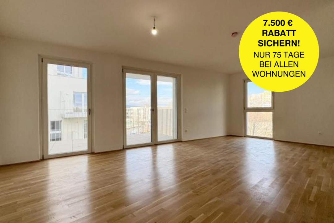 JETZT Sparen mit Aktion: Neubau-Highlight: Provisionsfreie 4-Zimmer-Familienwohnung mit Balkon!