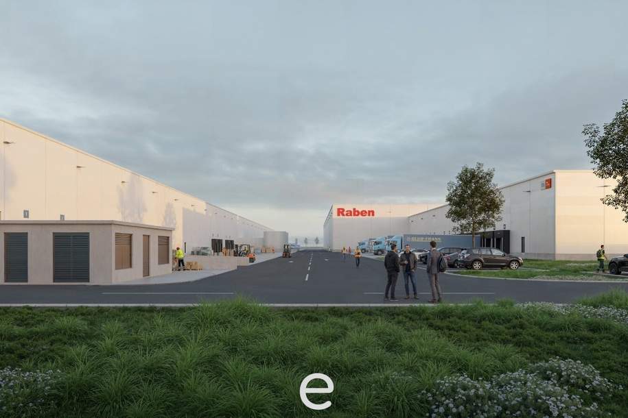 Gewerbepark &amp; Logistikpark St. Pölten Nord I Flexible Lagerflächen mit guter Anbindung, Gewerbeobjekt-miete, 64.600,00,€, 3100 Sankt Pölten(Stadt)