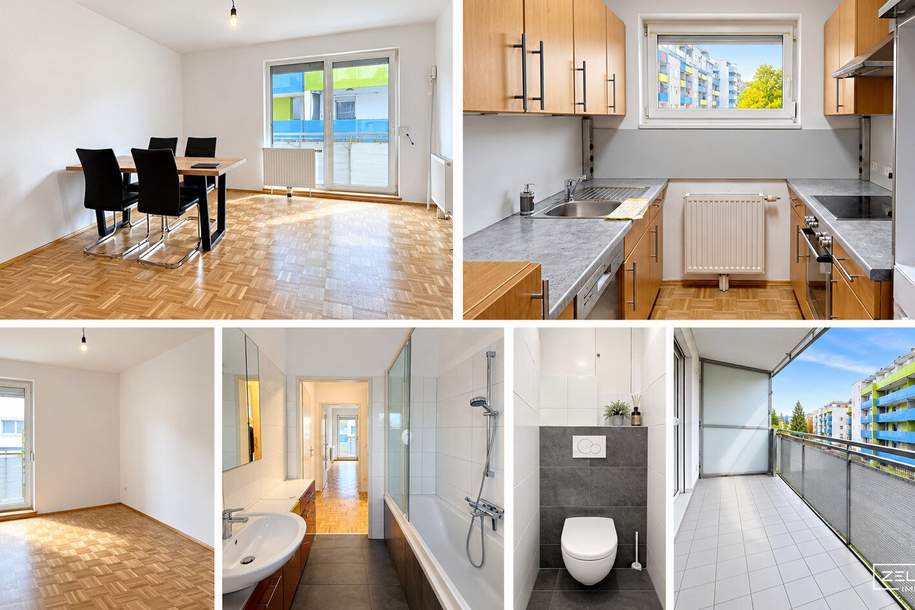 2 Zimmer, 11,71 m² Loggia & Tiefgarage – durchdacht wohnen nahe der U6 | ZELLMANN IMMOBILIEN, Wohnung-kauf, 249.000,€, 1230 Wien 23., Liesing