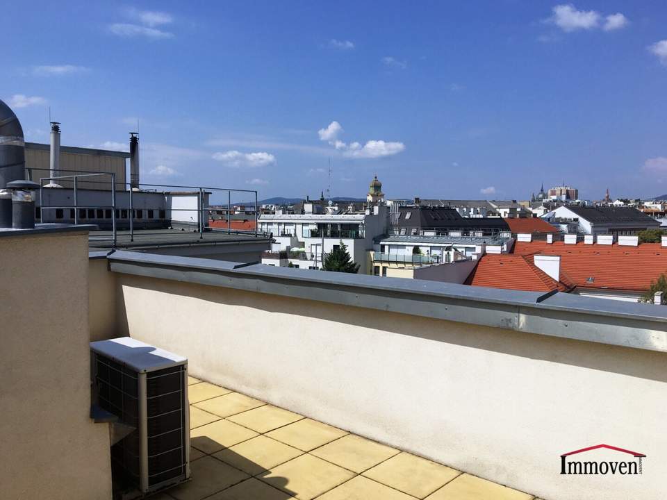 Traumhafte, große Dachterrassenwohnung nahe der Mariahilfer Straße (Mietbeginn 01.03.2026)
