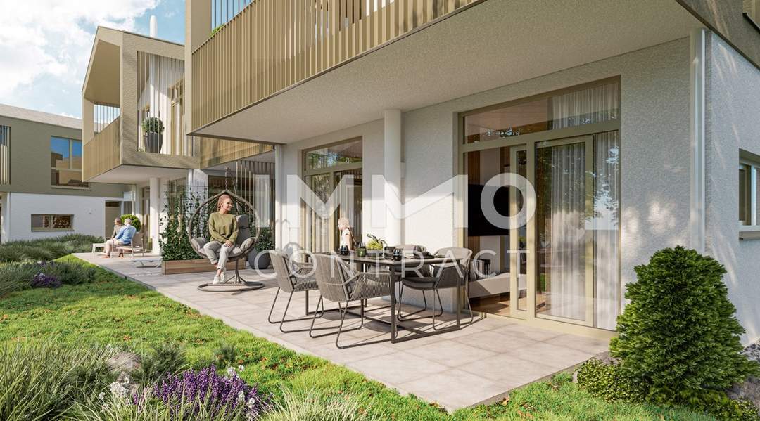 Barrierefreie 3-Zimmerwohnung mit Terrasse und Eigengarten, im sonnigen Südburgenland