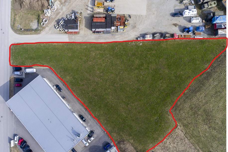 Gewerbegrundstück an der B 156 Salzburg-Braunau **ohne Makler**Provisionsfrei**, Grund und Boden-kauf, 450.000,€, 5141 Braunau am Inn