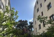 Blick über die Dächer Wien, ums Eck der Schwendermarkt.