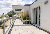 Donaujuwel – Penthouse mit Panorama und privatem Wasserzugang
