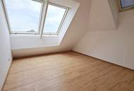 GRÜNBLICK, RUHELAGE, sonniges 46 m2 Dachgeschoß mit 20 m2 Terrasse, 2 Zimmer, Komplettküche, Wannenbad, Lavendelweg