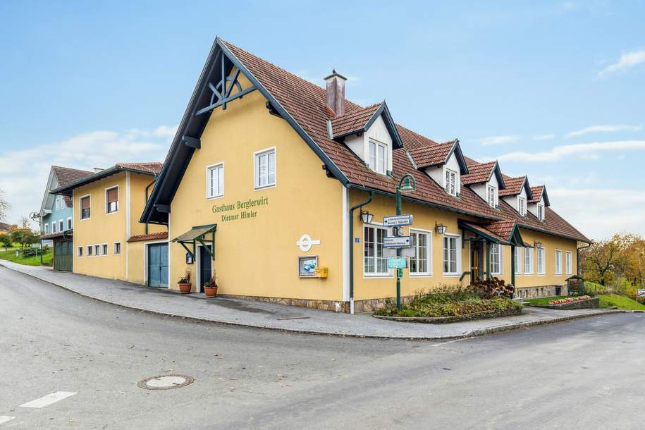 Vielseitig nutzbarer Traditionsgasthof mit Wohndomizil, Gewerbeobjekt-kauf, 698.000,€, 7572 Jennersdorf