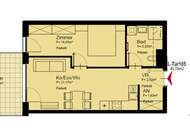 Moderne 2-Zimmer-Wohnung mit Balkon nahe U1