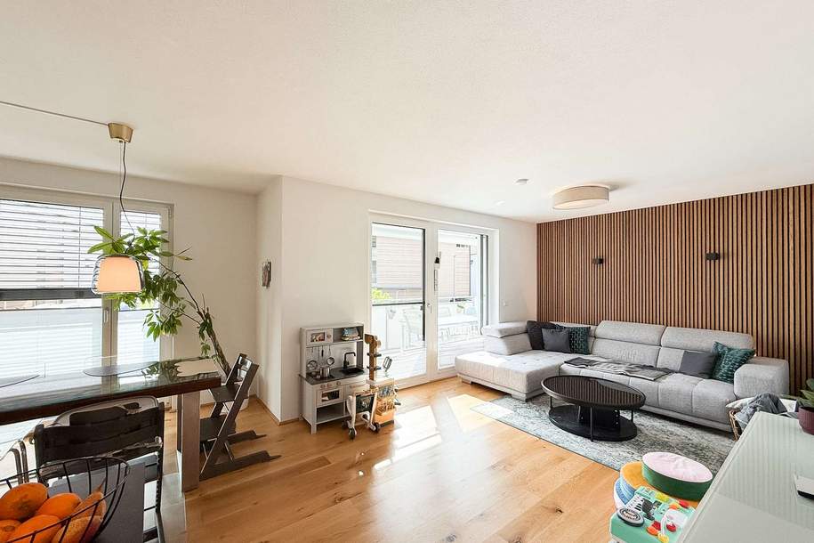 Moderne 4-Zimmer-Wohnung mit Balkon &amp; TG-Stellplatz im Zentrum von Eugendorf | Barrierefrei | WBF übernehmbar, Wohnung-kauf, 599.000,€, 5301 Salzburg-Umgebung