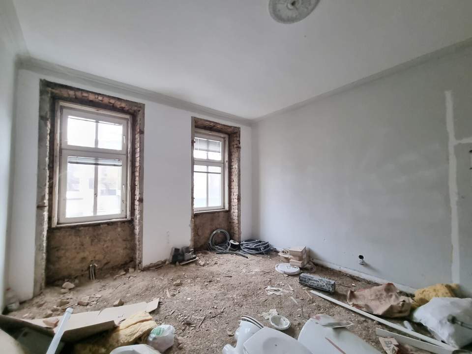 Sanierungsbedürftige Altbauwohnungen in der Straßgschwandtnerstraße Nähe U3 und U4