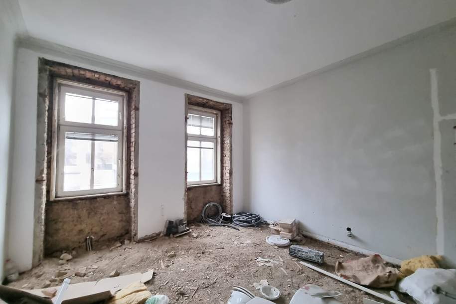 Sanierungsbedürftige Altbauwohnungen in der Straßgschwandtnerstraße Nähe U3 und U4, Wohnung-kauf, 203.000,€, 1140 Wien 14., Penzing