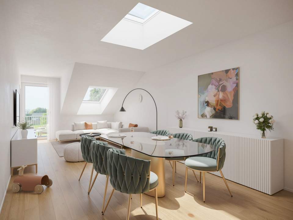 ++ GRANDIOSE VIER Zimmer mit BALKON in KRITZENDORF ++