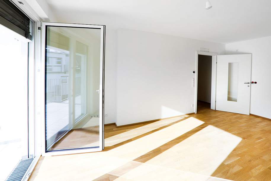 ab Dezember: 2 ZIMMER GARTENTRAUM in absoluter RUHELAGE - OBERLAA direkt bei der U1, Wohnung-miete, 1.049,39,€, 1100 Wien 10., Favoriten