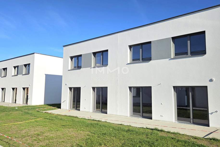 Traumhafte Doppelhaushälfte auf Eckgrundstück in Stob - Mietkaufoption, Haus-miete, 926,54,€, 7344 Oberpullendorf