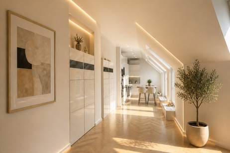 Skyline Living im Herzen Wiens – Exklusives Penthouse mit privatem Lift, spektakulären Dachterrassen &amp; Garage !!, Wohnung-miete, 4.495,00,€, 1010 Wien 1., Innere Stadt