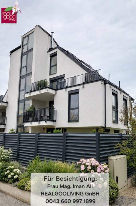Erstbezug | Exklusive 4-Zimmer Dachterrassenwohnung 128 m² mit Lift direkt in die Wohnung | Nähe Lobau & Mühlwasser | 1220 Wien!