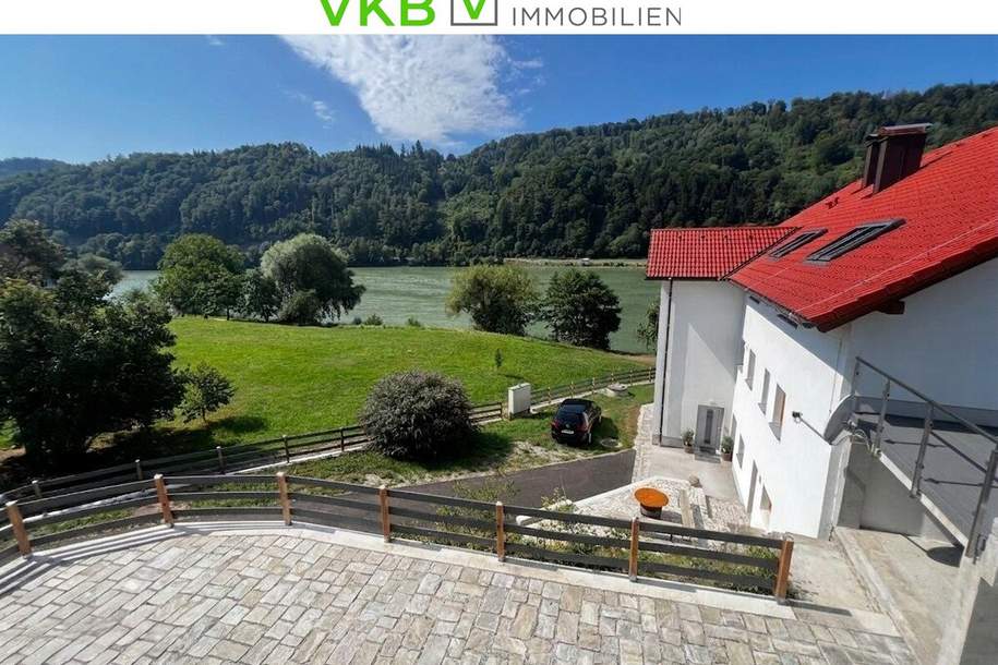 Großzügig wohnen am Donauufer – 106 m² mit Terrasse und seitlichem Donaublick, Wohnung-miete, 1.355,00,€, 4085 Schärding