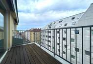 Balkonwohnung im Dachgeschoss - 3 Zimmer mit Wohnküche - Nähe Quellenstraße und Matzleinsdorfer Platz