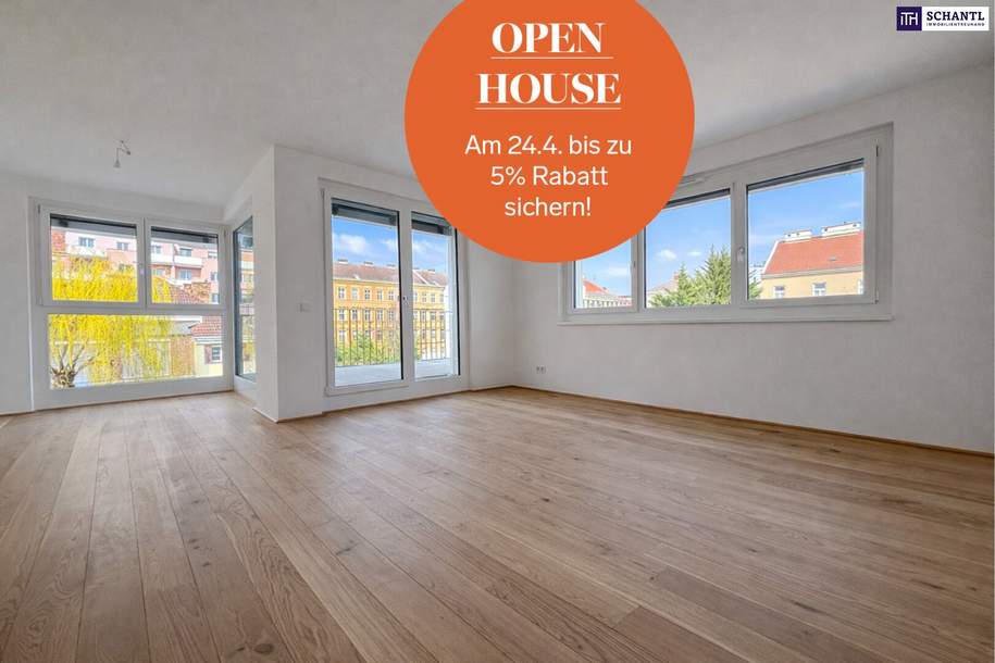OPEN HOUSE 24.4.! Bis zu -5% Rabatt sichern! Einziehen & wohlfühlen! Exklusive 4-Zimmer-Dachgeschoßwohnung im Zentrum Schwechats - nachhaltig, hochwertig & unwiderstehlich!, Wohnung-kauf, 465.319,€, 2320 Bruck an der Leitha