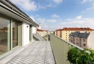 JETZT PROVISIONSFREI | ERSTBEZUG mit ca. 14 m² TERRASSE | 4-Zimmer Dachgeschoss | TG-Stellplatz optional | Nachhaltiges Wohnbauprojekt