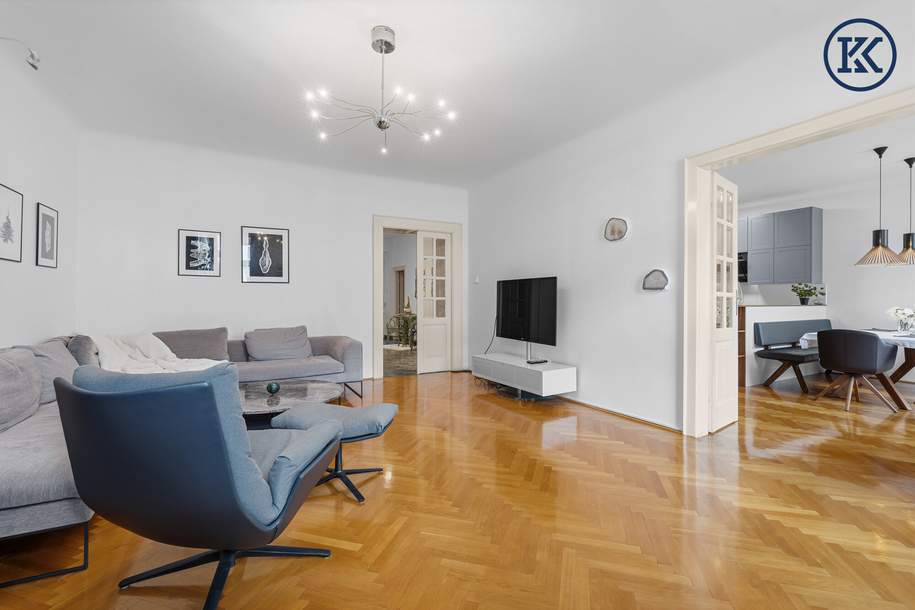 Elegante Altbauwohnung mit Geschichte im Herzen des 8. Bezirks, Wohnung-kauf, 1.150.000,€, 1080 Wien 8., Josefstadt