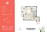 PROVISIONSFREI! Wunderschöne 2-Zimmer-Wohnung mit überdachter Loggia | Sofort vermietbar im Bella Vita