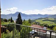 Erstbezug! Absoluter See- und Gebirgspanoramablick, 4-Zimmer Wohnung mit Bungalow-Feeling über der Nebelgrenze!