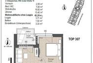 Q11 Leben am Fluss - 2-Zimmer-Wohnung mit schöner Freifläche!