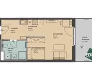 Ab 01.09. Wunderschöne 1-Zimmer-Etagenwohnung mit Loggia