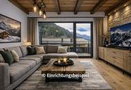 Dachgeschosswohnung an der Skipiste mit Kaiserblick